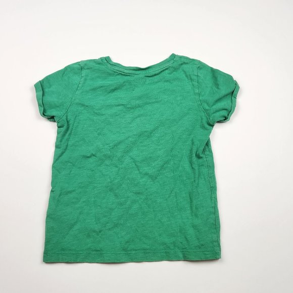 Mini Boden Star Pocket Slub T-Shirt in Sapling Green sz 8-9Y - Picture 3 of 7